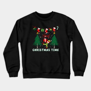 Noel, Christmas Time Crewneck Sweatshirt